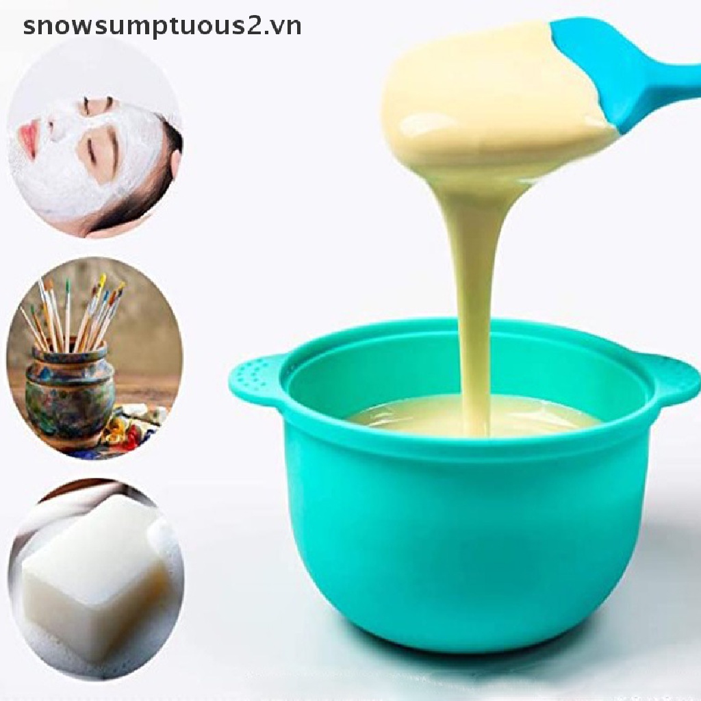 [Hàng mới về] Tô đựng sáp tẩy lông đã nóng chảy bằng silicone chịu nhiệt