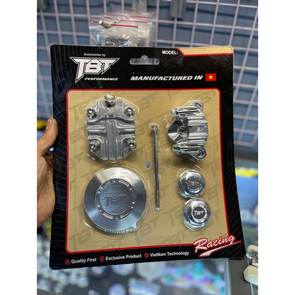Nắp đầu bò TBT CNC cho dream wave nhôm 7075 nguyên khối lắp ráp như zin cực kì sắc nét