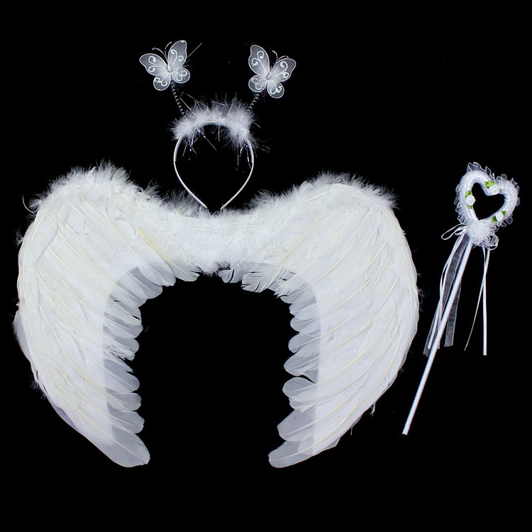 Cánh hóa trang thiên thần dịp Halloween