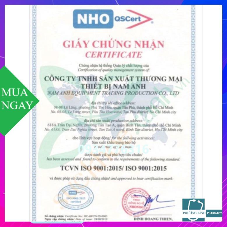 Khẩu trang N95 không van công ty Nam Anh