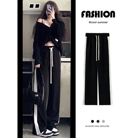 Quần thể thao SUXI lưng cao dáng rộng dành cho nữ có size lớn