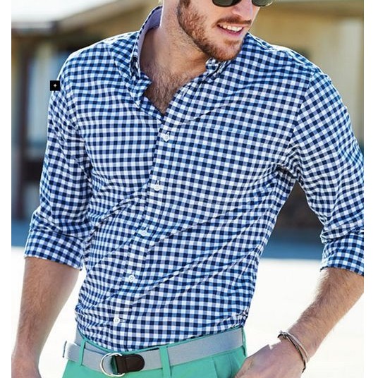 Áo sơ mi nam đẹp hàn quốc dài tay cao cấp kẻ F8888 loại đẹp Caro006