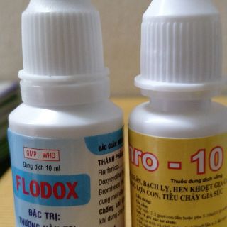 Combo 2lọ toi thương hàn, khò , tiêu chảy,bạch lỵ 10ml