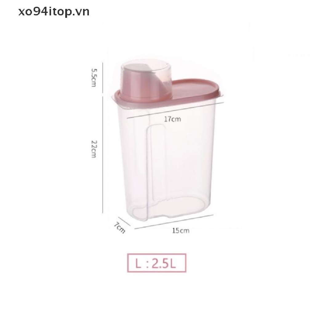 Hộp Nhựa Đựng Ngũ Cốc Đa Năng Tiện Dụng