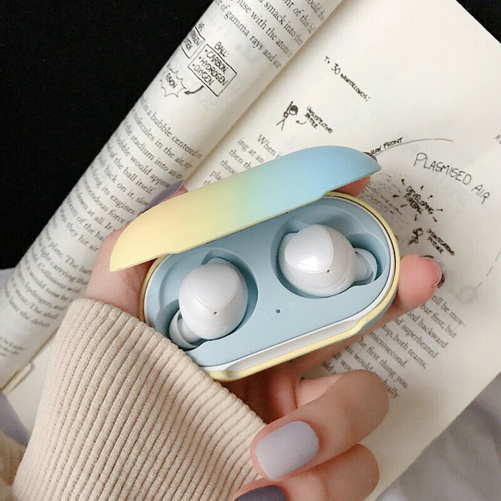 Vỏ Bảo Vệ Hộp Đựng Tai Nghe Bluetooth Bằng Nhựa Cứng Nhiều Màu Cho Samsung Galaxy Buds / Bur +