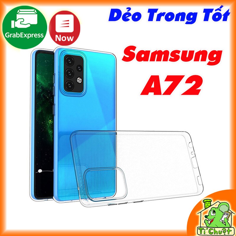 [Loại Tốt][Ảnh Thật] Ốp lưng Samsung A72 4G/ 5G Silicon Dẻo Trong Suốt