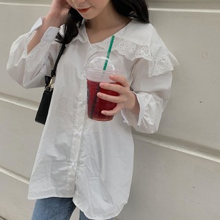 Áo sơ mi cổ pha ren SA281 1994closet