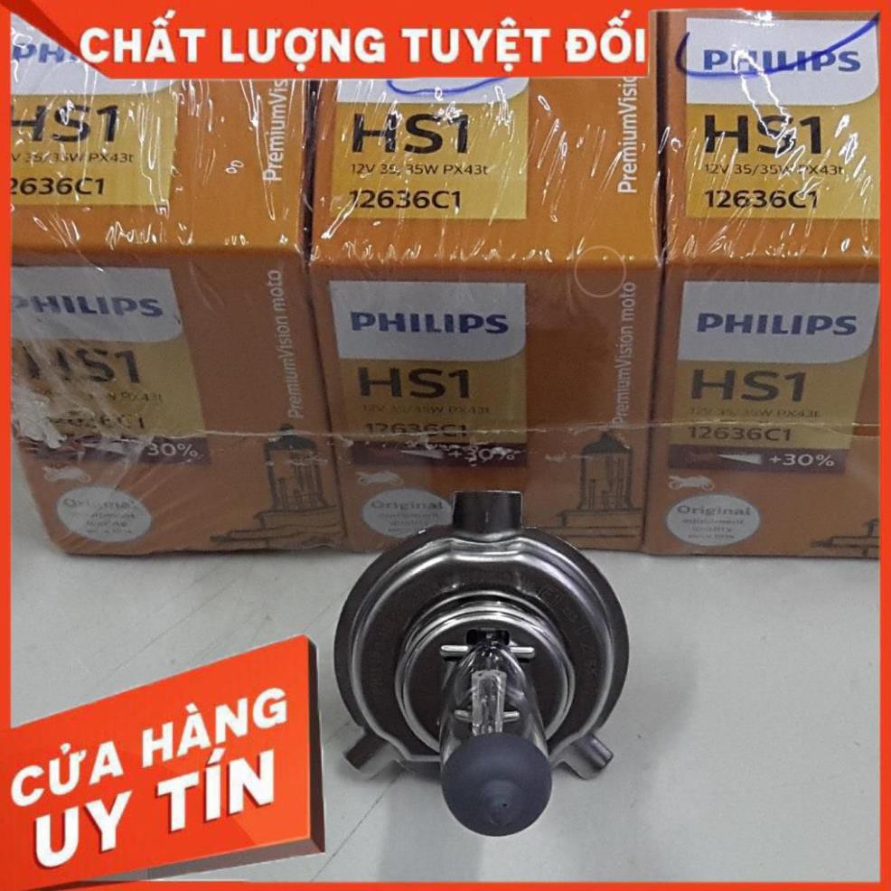 [ GIÁ ƯU ĐÃI ] Bóng đèn xe máy tăng sáng 30% chân HS1/ H4 12V 35/35W.