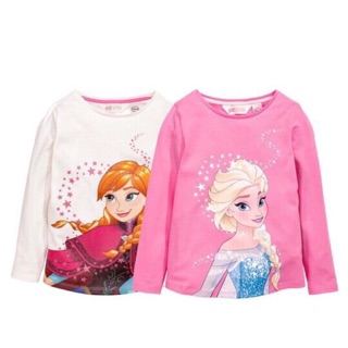 Áo dài tay HM Elsa bé gái