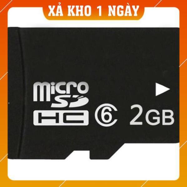 [GIÁ SỐC] Thẻ nhớ MicroSD Class 10 Tốc độ cao (Đen) 2GB/4GB/8GB/16GB/32GB/64GB