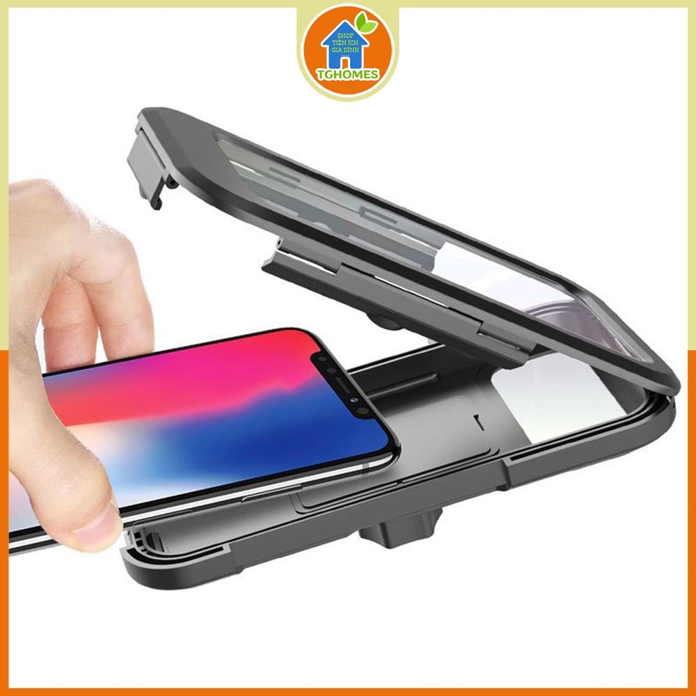 Kẹp giữ điện thoại chống nước cho xe máy xe đạp có thể xoay tự do nhiều góc độ ( Ảnh Thật)-GD417