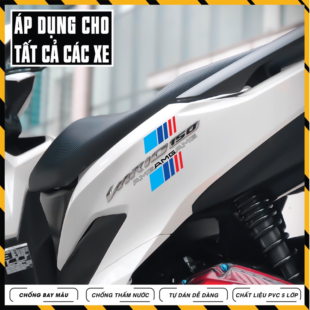Tem Trang Trí Xe | DVT AMG | Dán Đa Vị Trí Xe Máy, Xe Điện, Nón Bảo Hiểm, Tem Rời Dán Xe Chống Nước, Bền Màu