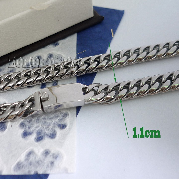 Dây chuyền nam cỡ lớn khóa hộp DZ479