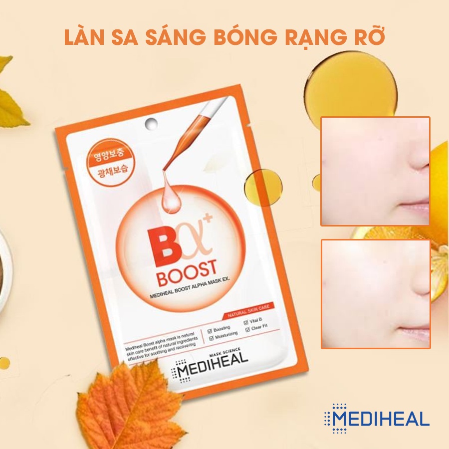 Mặt Nạ Trái Cây Mediheal Ade Mask - Mặt Nạ Giấy Mediheal Alpha 23ml