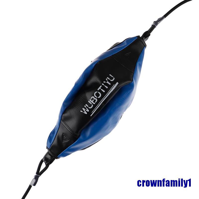 (crownfamily1) Speed Ball Training Punching Bag Boxing MMA Pear Shaped Exercise Ball Equip