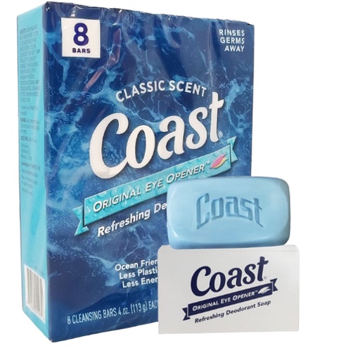 [PACIFIC OCEAN] [THÙNG 6 LỐC] Xà Phòng Coast Mỹ Classic Scent Pacific Ocean 113g - MADE IN USA