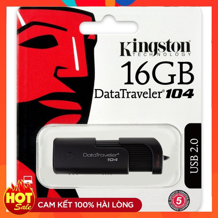 USB king ston DT104 16GB DataTraveler 2.0 tem FPT Vĩnh xuân I