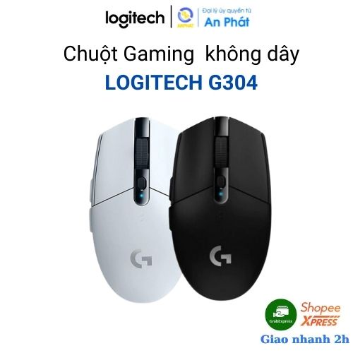 Chuột game không dây Logitech G304 Lightspeed, Hero Sensor max 12.000DPI