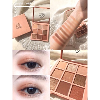 Bảng Phấn Mắt 3ce 9 Vỏ Màu Trong Suốt Đẹp Mắt