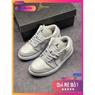 Giày nam nữ Air Jordan 1 Low White Camo, Giày jordan cổ thấp siêu đẹp, giá yêu thương dành cho học sinh, sinh viên