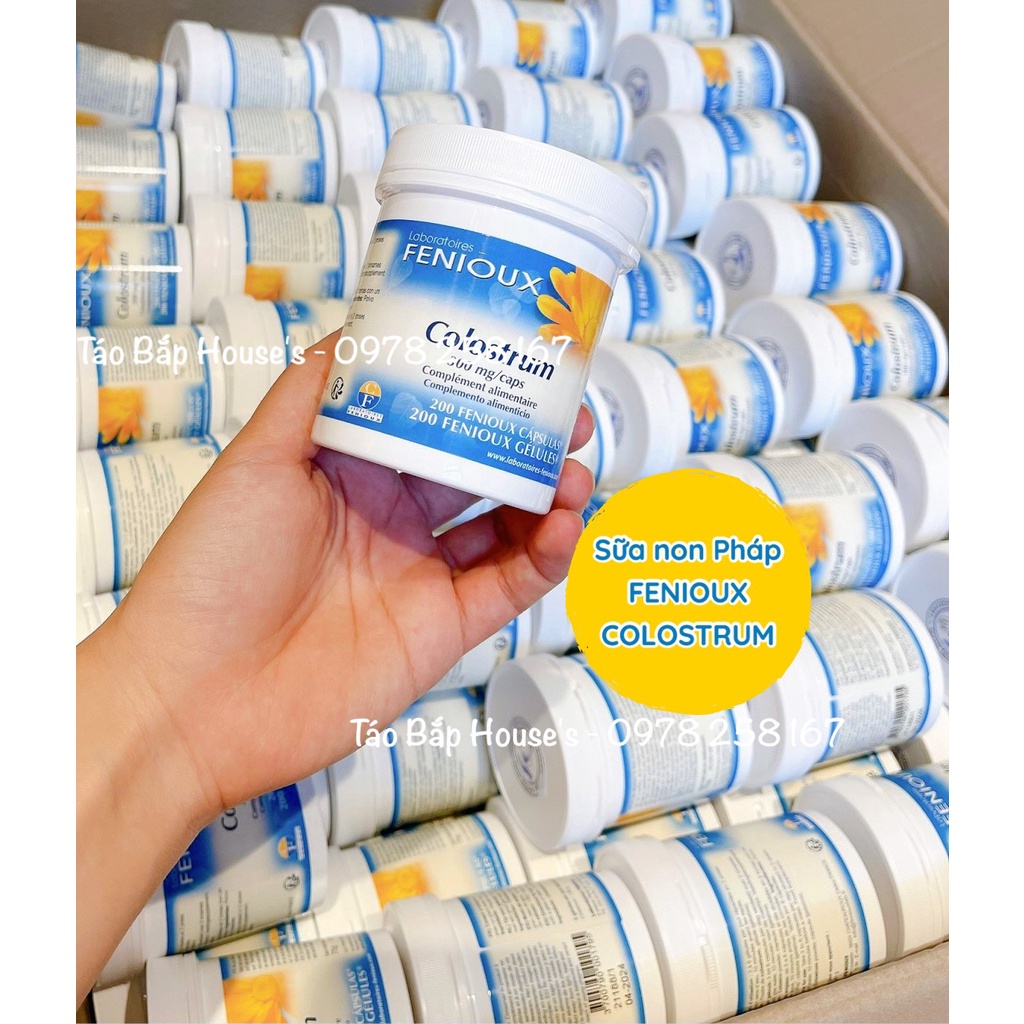 Sữa non Pháp Fenioux Colostrum Pháp hộp 200 viên | TÁO BẮP'S HOUSE