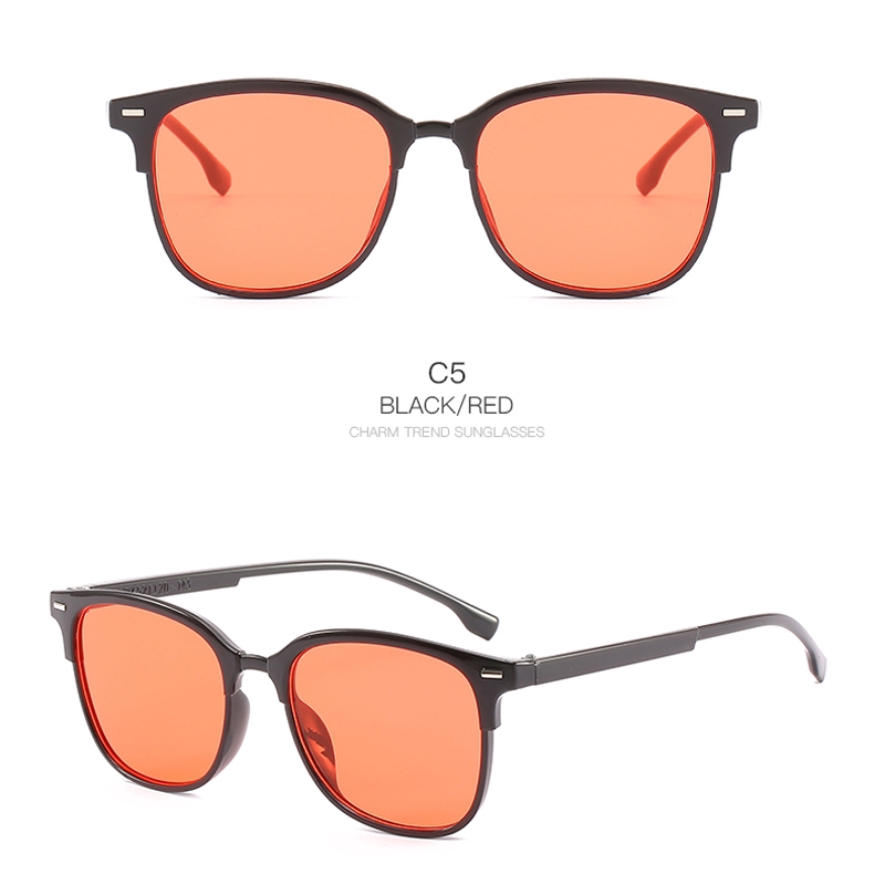 Kính mát gọng vuông nhiều màu cho nữ