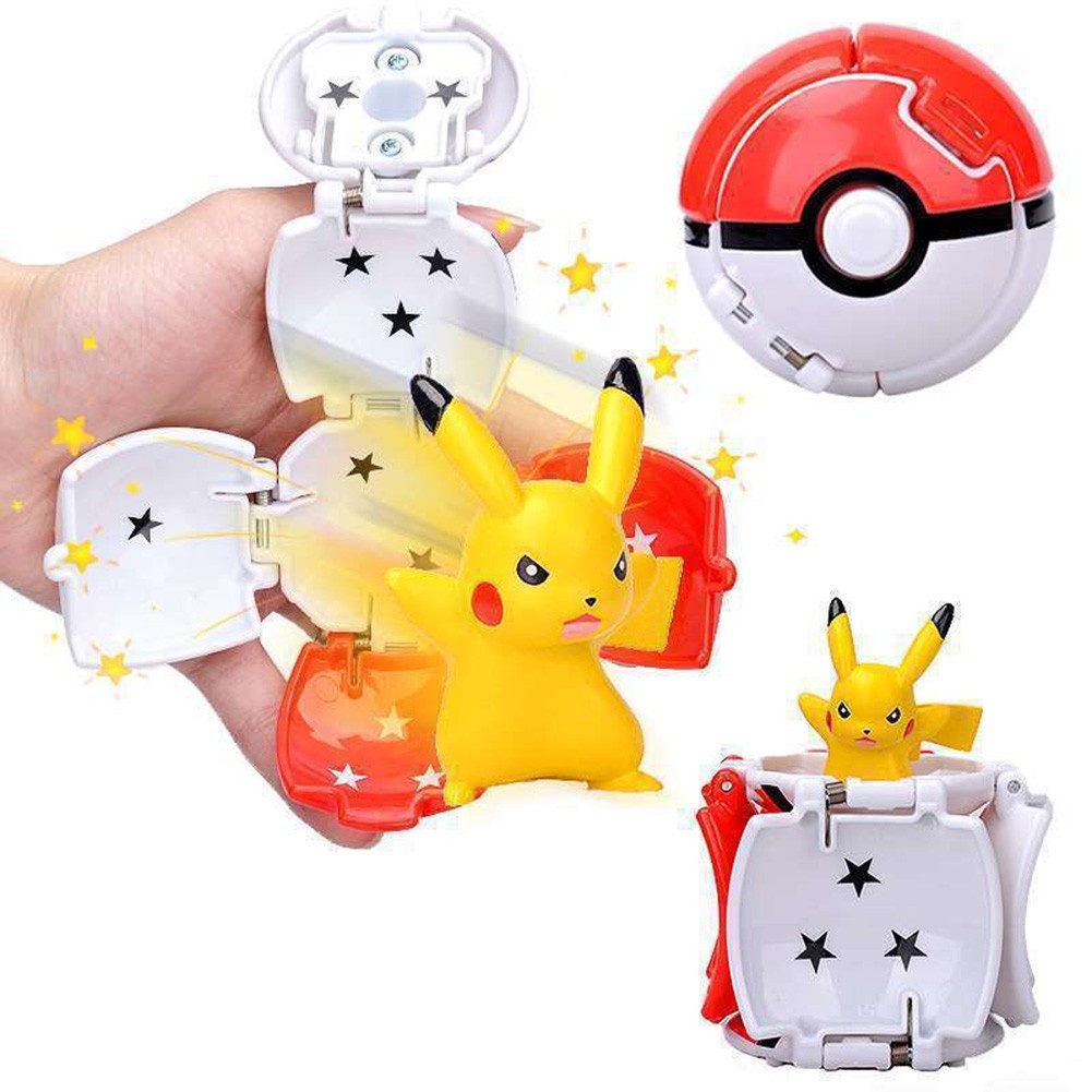 Nguyên Bản Pokémon Elf Ball Anime Hành động Hình Pikachu Quyến Rũ Sóc Bay Trò Chơi Đi Đồ Chơi Quà Tặng Sinh Nhật Cho Trẻ Em
