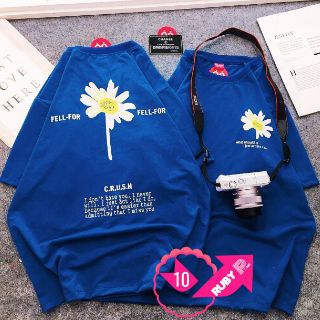 Áo thun cotton hoa cúc mẫu mới
