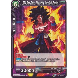 Thẻ bài Dragonball - TCG - SS4 Son Goku, Thwarting the Dark Empire / BT13-126'