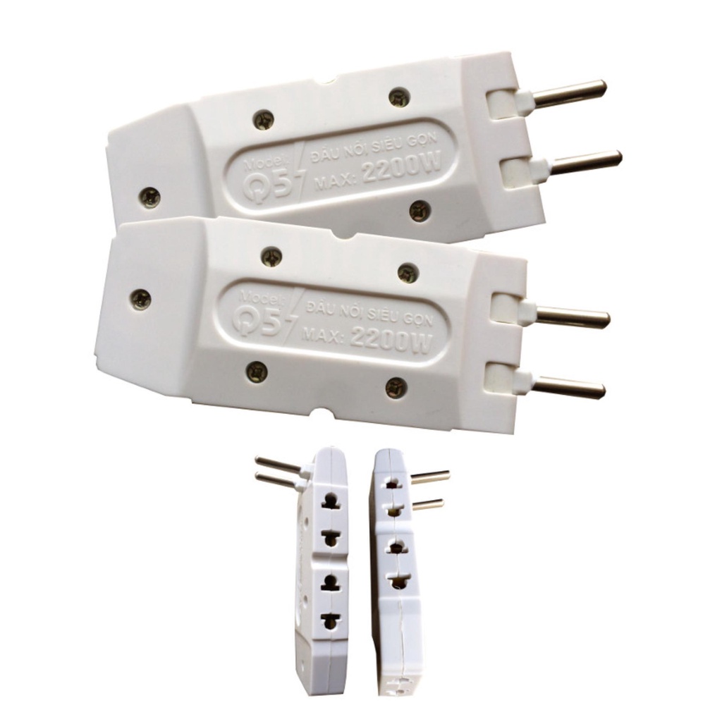 Ổ Chia Điện, Ổ Chia Đầu Nối Thông Minh Chia 5, Chia 3 - SOPOKA - Chịu Tải Cao 2200W - Nhiều Tư Thế Cắm Tiện Dụng
