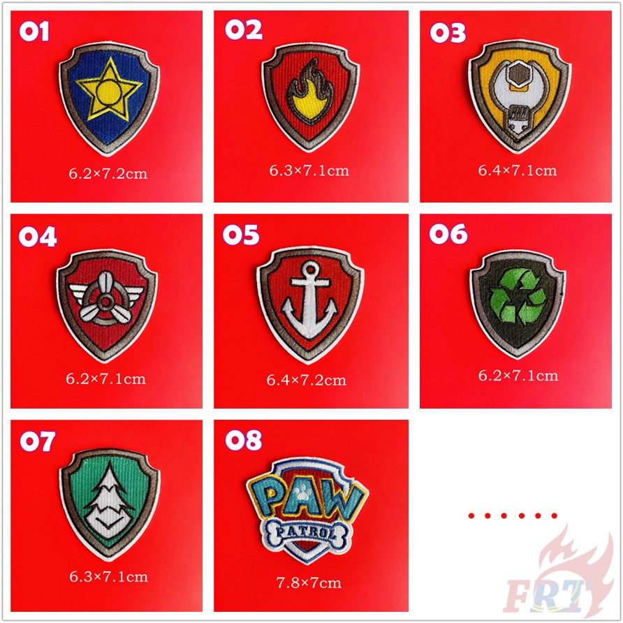 1 miếng dán ủi quần áo hình hoạt hình Paw Patrol