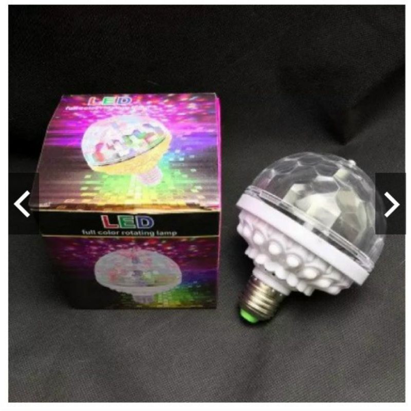 Đèn Xoay Pha Lê 7 Màu Đuôi Vặn Cực Đẹp D3W-7RGB,,