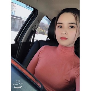 Combo 12 áo thun cổ lọ sọc + tron