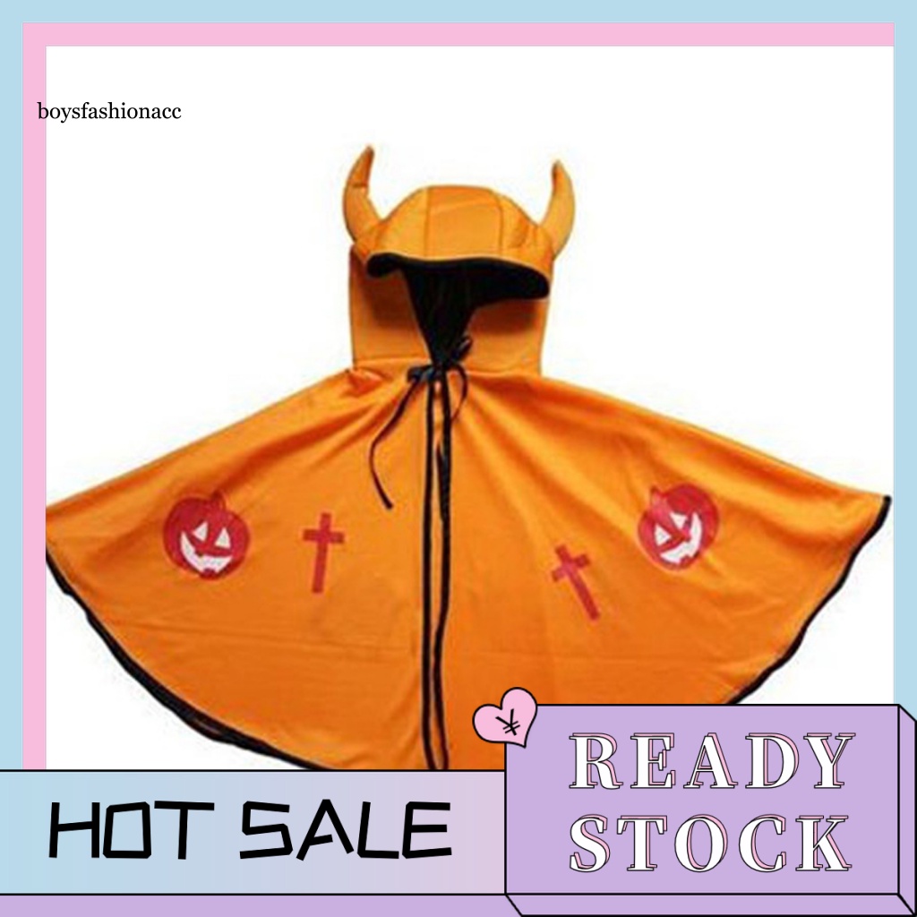 Bf Áo Choàng Halloween Quyến Rũ Dễ Phối Đồ Kèm Mũ Nâng Cao Không Khí Cho Trẻ Em