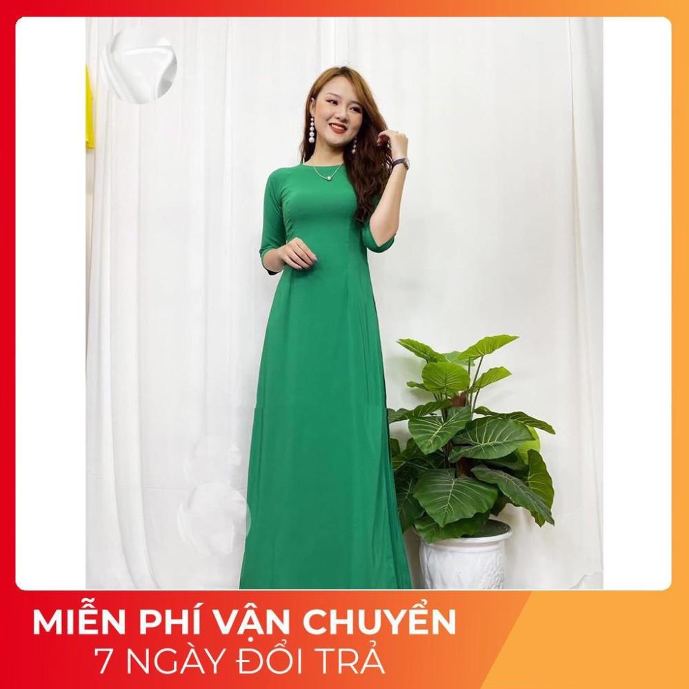 Áo Dài Trơn Co Giãn Nhiều Màu Sắc Cho Khách Lựa Chọn - Cam Kết Vải Đẹp - Giá Cả Cạnh Tranh Nhất Thị Trường