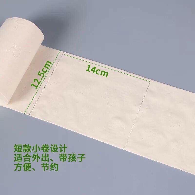 [ Freeship HCM ] Cuộn giấy gấu trúc vệ sinh Baihou