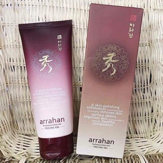 gel tẩy tế bào chết Arrahan sâm thảo dược hàn quốc 180ml