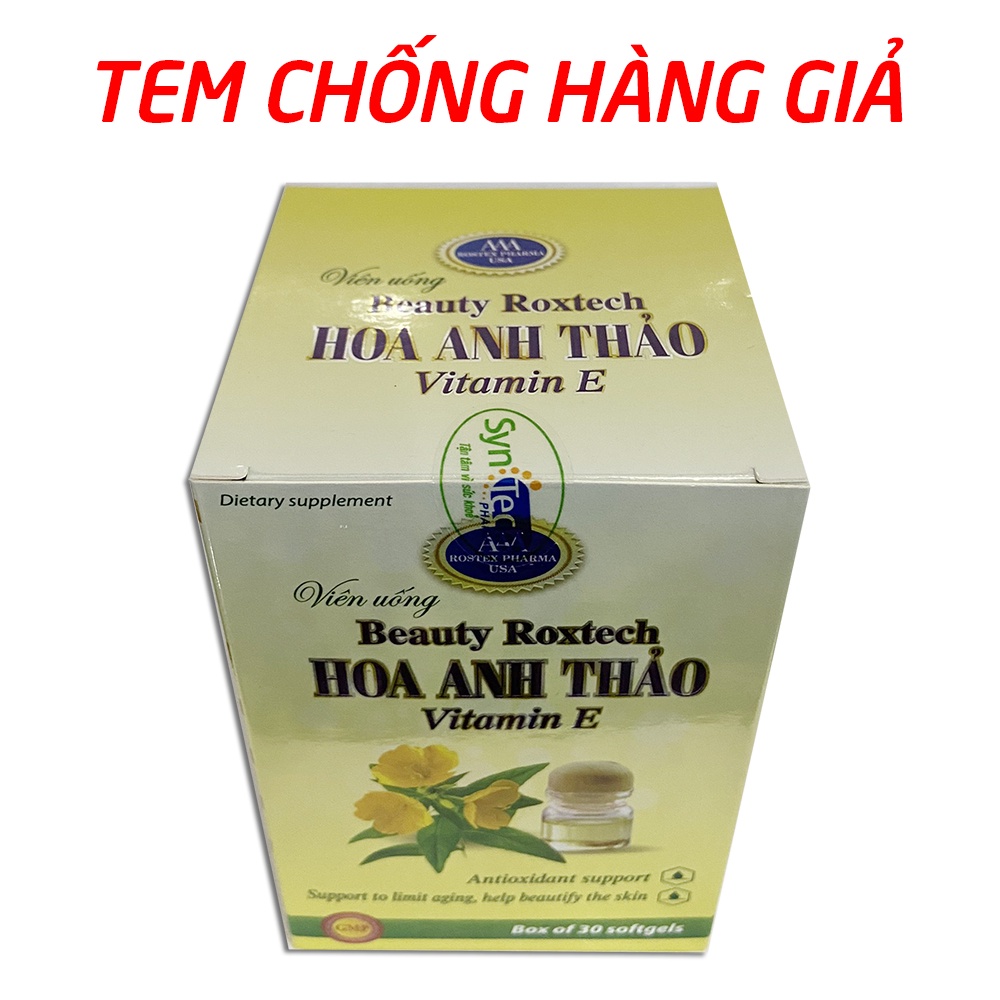 Beauty hoa anh thảo ROXTECH giúp đẹp da, chống lão hóa - 30 viên