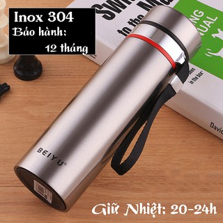 Bình Giữ Nhiệt Inox 304 Đựng Nước Nóng Và Lạnh 2 Lớp Dung Tích 800ml/1000ml Giữ Nhiệt Cực Lâu vt669