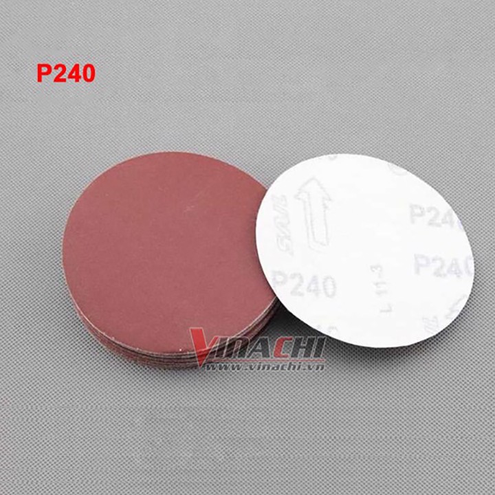 GIẤY GIÁP TRÒN - GIẤY GIÁP ĐÁNH BÓNG HẠT VÒNG 125MM - BỘ 10 TỜ