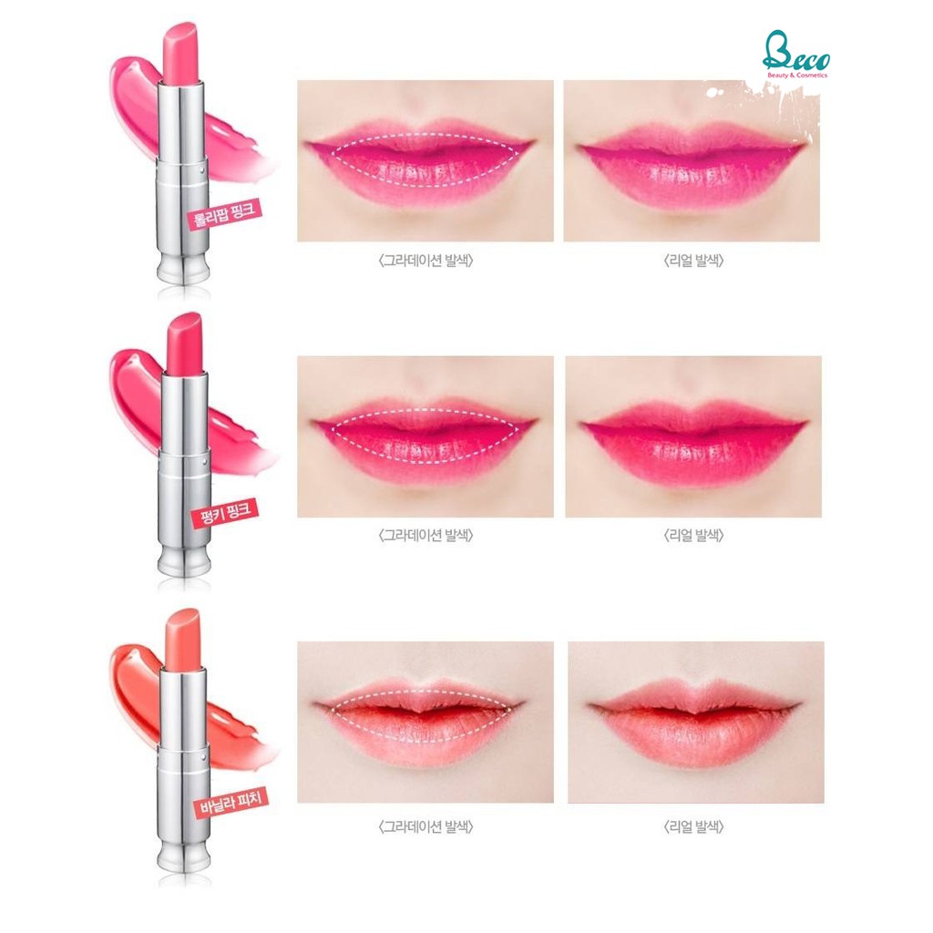 Son Dưỡng Màu Cam Đào Secret Key Sweet Glam Tint Glow