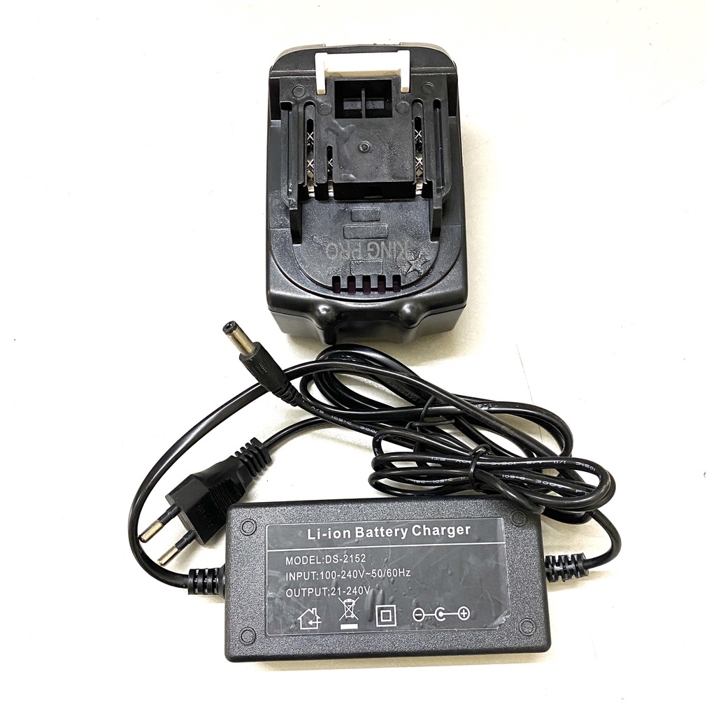 SẠC VÀ  PIN 5 CELL / 18V~21V CHO MÁY  CHUNG CHÂN VỚI CÁC LOẠI PIN 10 CELL PHỔ THÔNG