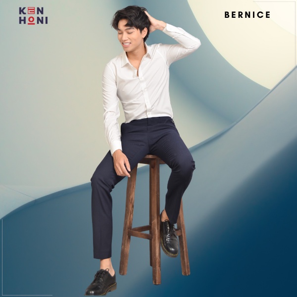 Áo Sơ Mi Trắng Nam Dài Tay Công Sở Form Hàn Không Nhăn KenHoni