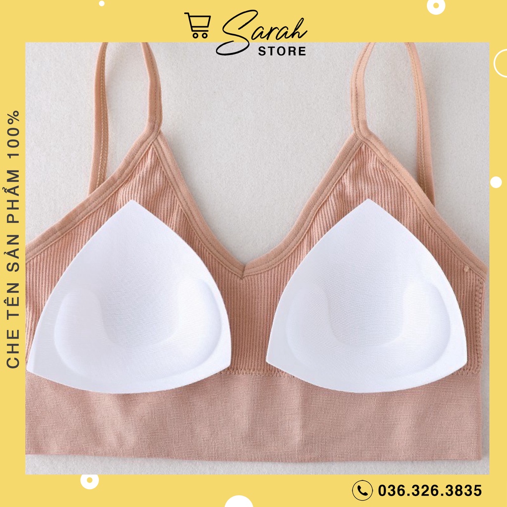 Áo Bra Chữ U Cotton Đa Năng Hở Lưng Khoét Lưng Mẫu Mới Hàng Xuất Nhật 367