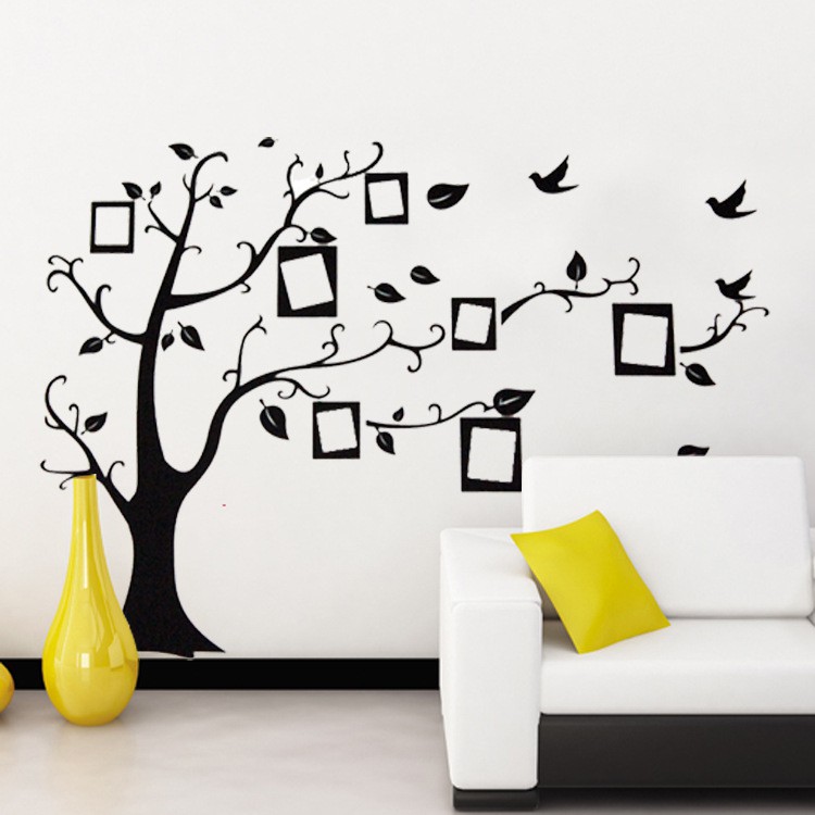 Decal Dán Tường Cây Lưu Trữ Ảnh Kỷ Niệm - Trang Trí Decor Phòng Ngủ - Trang Trí Dán Tường Phòng Khách - Min STORE