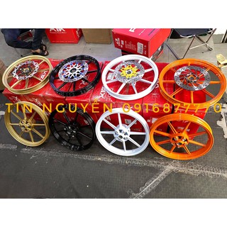 Mâm X1R 8 cây Ex 150 size 17 (1.6 - 1.85) có 4 màu - tặng đĩa trước