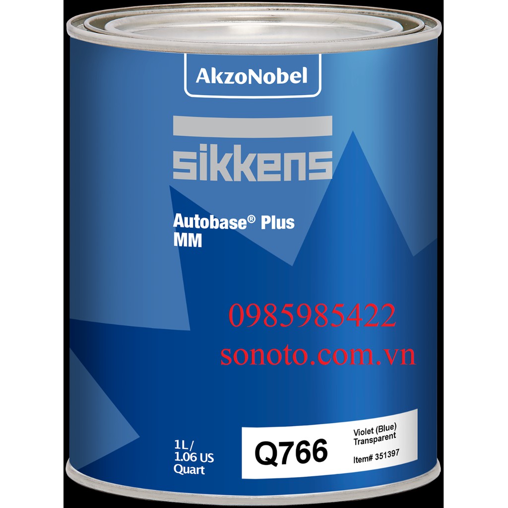 Q766 Sơn gốc màu tím xanh dương trong hãng Sikkens - Akzo Nobel lon 1 Lít SONQUANGPHU422