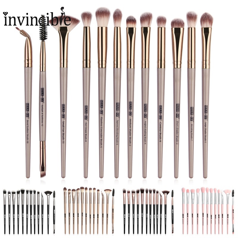 Set 12 Cọ Trang Điểm Hoàn Chỉnh Lông Mềm Mại Tiện Dụng