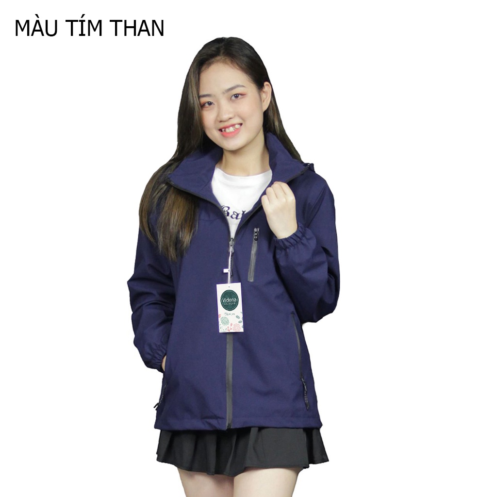 Áo khoác gió, mẫu 3 khóa, chống nước chống nhăn - Vidona Luxy. Lengend