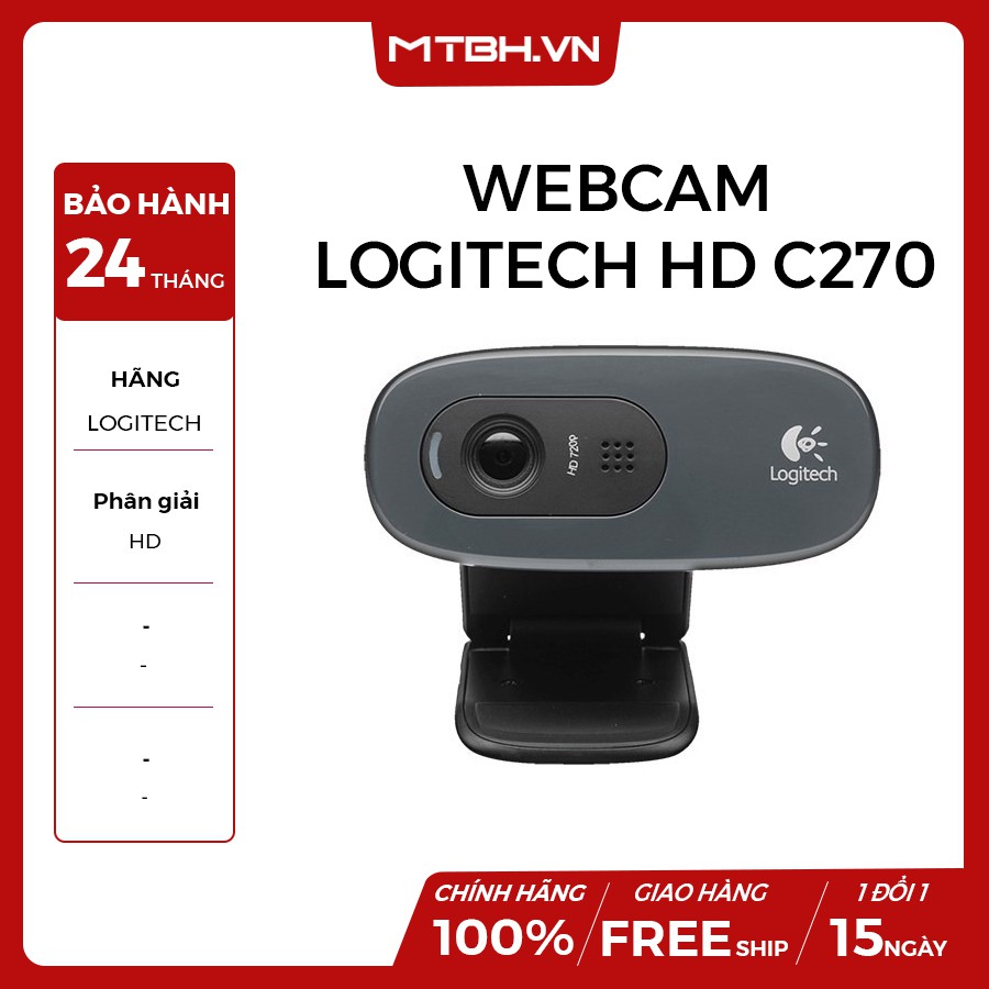 WEBCAM LOGITECH HD C270 NEW